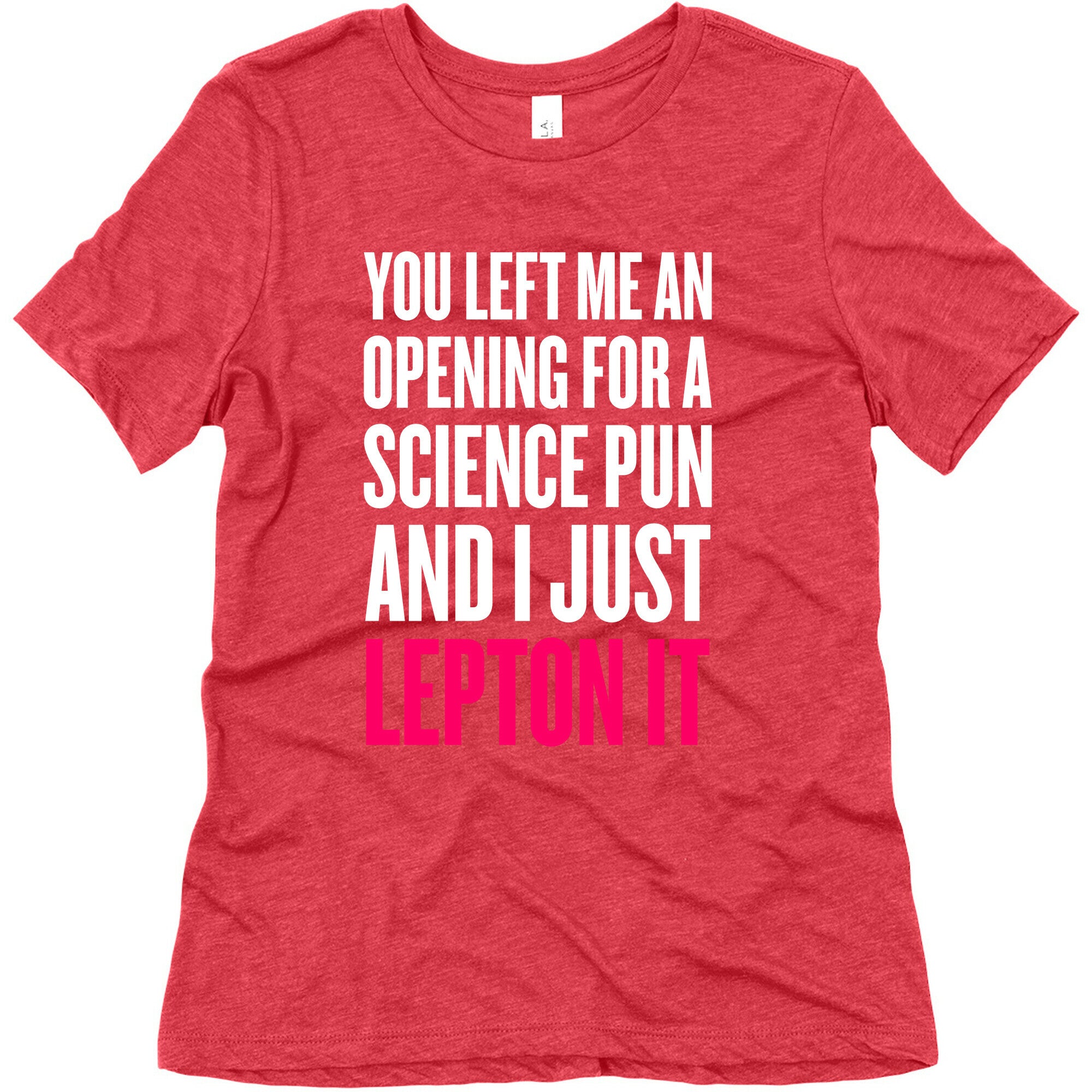 You Left Me An Opening For A Science Pun Women's Triblend Tee